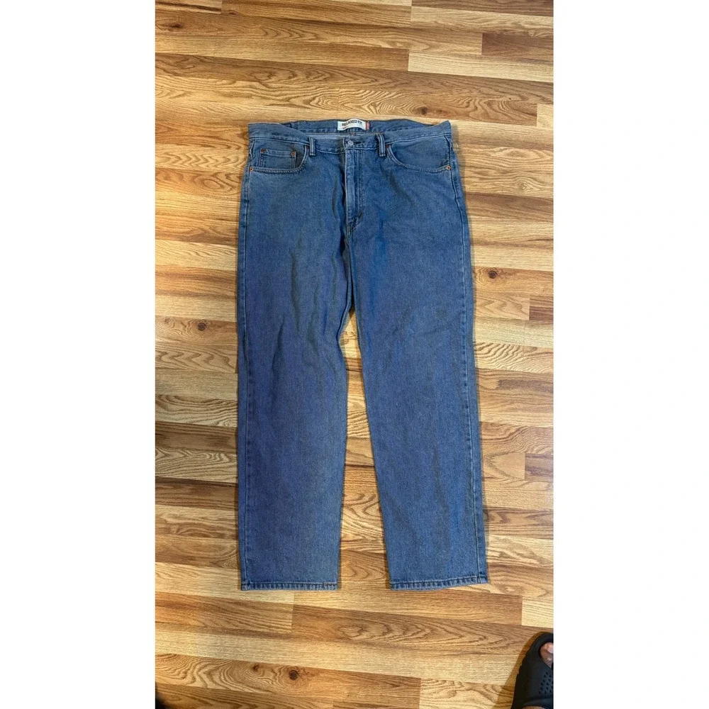 Levis 550 Relaxed Fit Mens Jeans 40x32 Medium Wash Blue Denim Cotton 550-0216